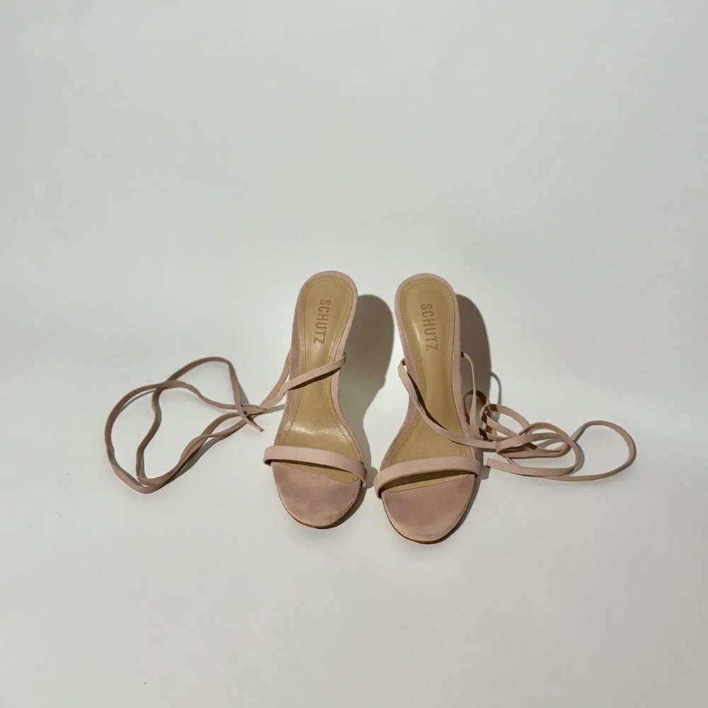 Schutz Cloe Sandal In Sweet Rose Woman's Size 8.5